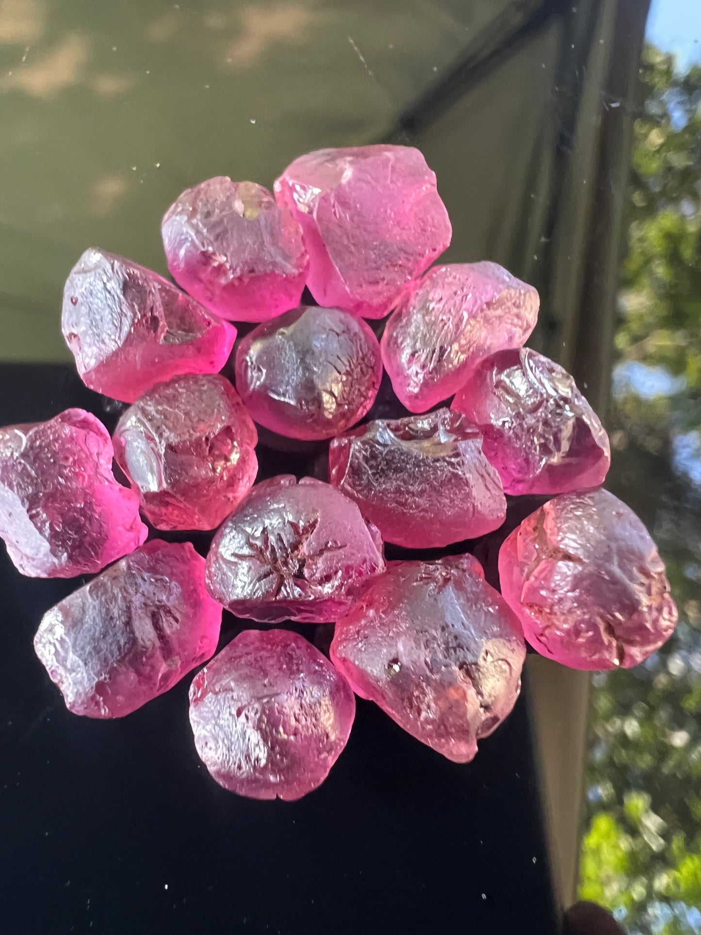Bubblegum pink garnets 52.64 ct