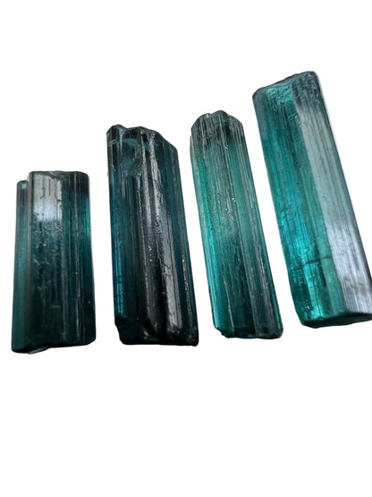 Indigo blue tourmalines 17.05 cts