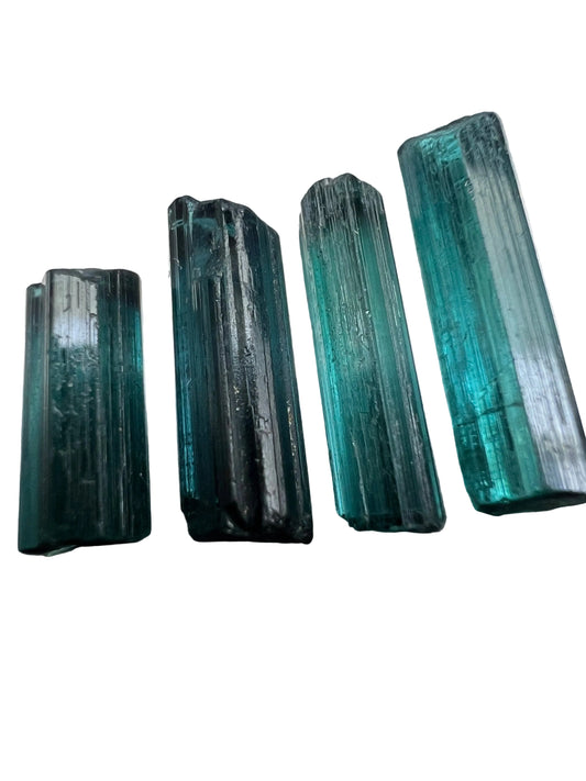 Indigo blue tourmalines 17.05 cts