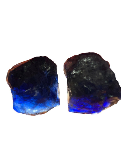 Midnight blue sapphires NH 8 cts
