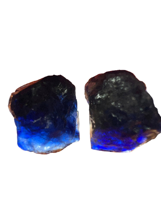 Midnight blue sapphires NH 8 cts