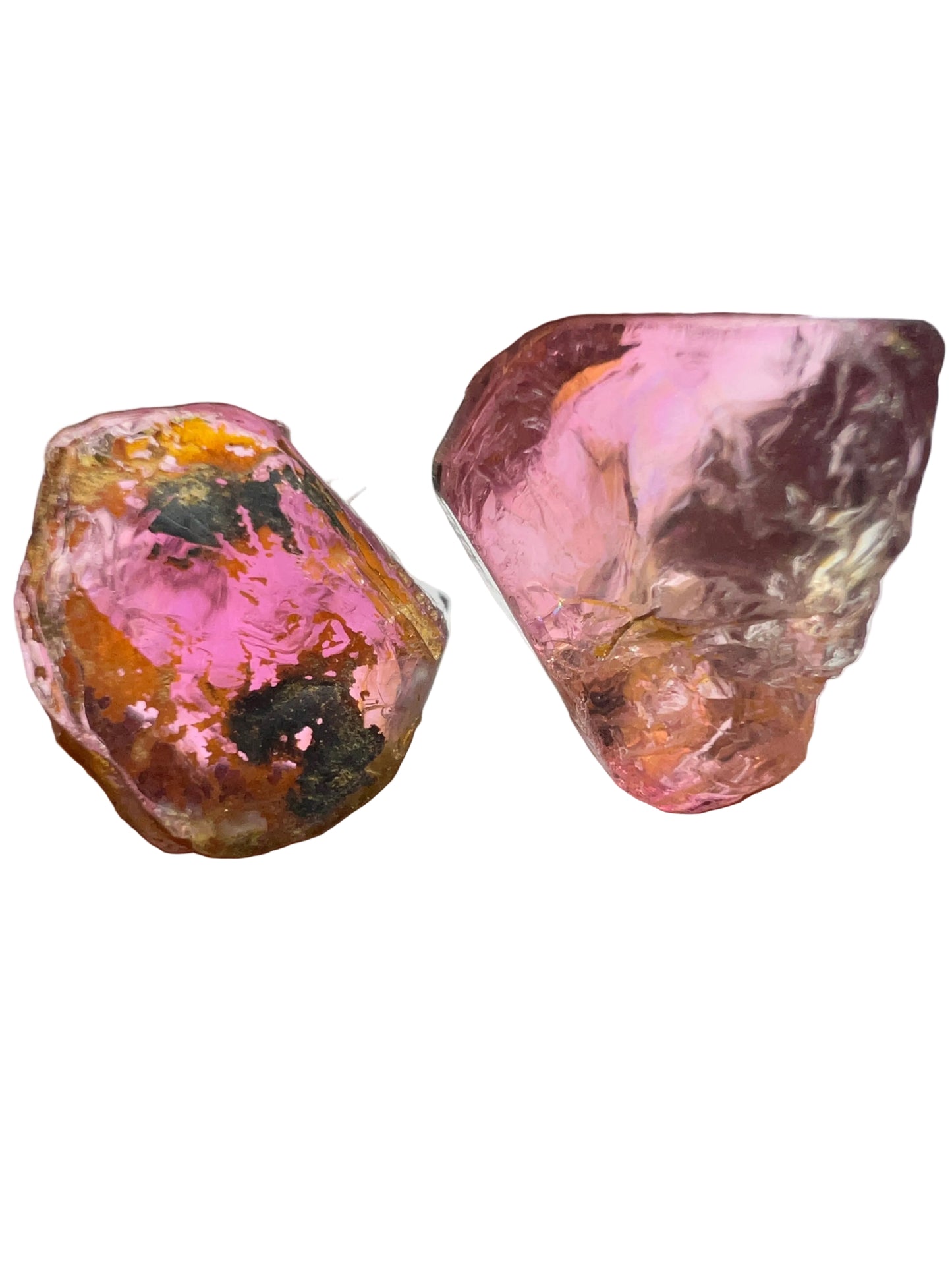 Pink tourmalines 23 cts / 2 pcs