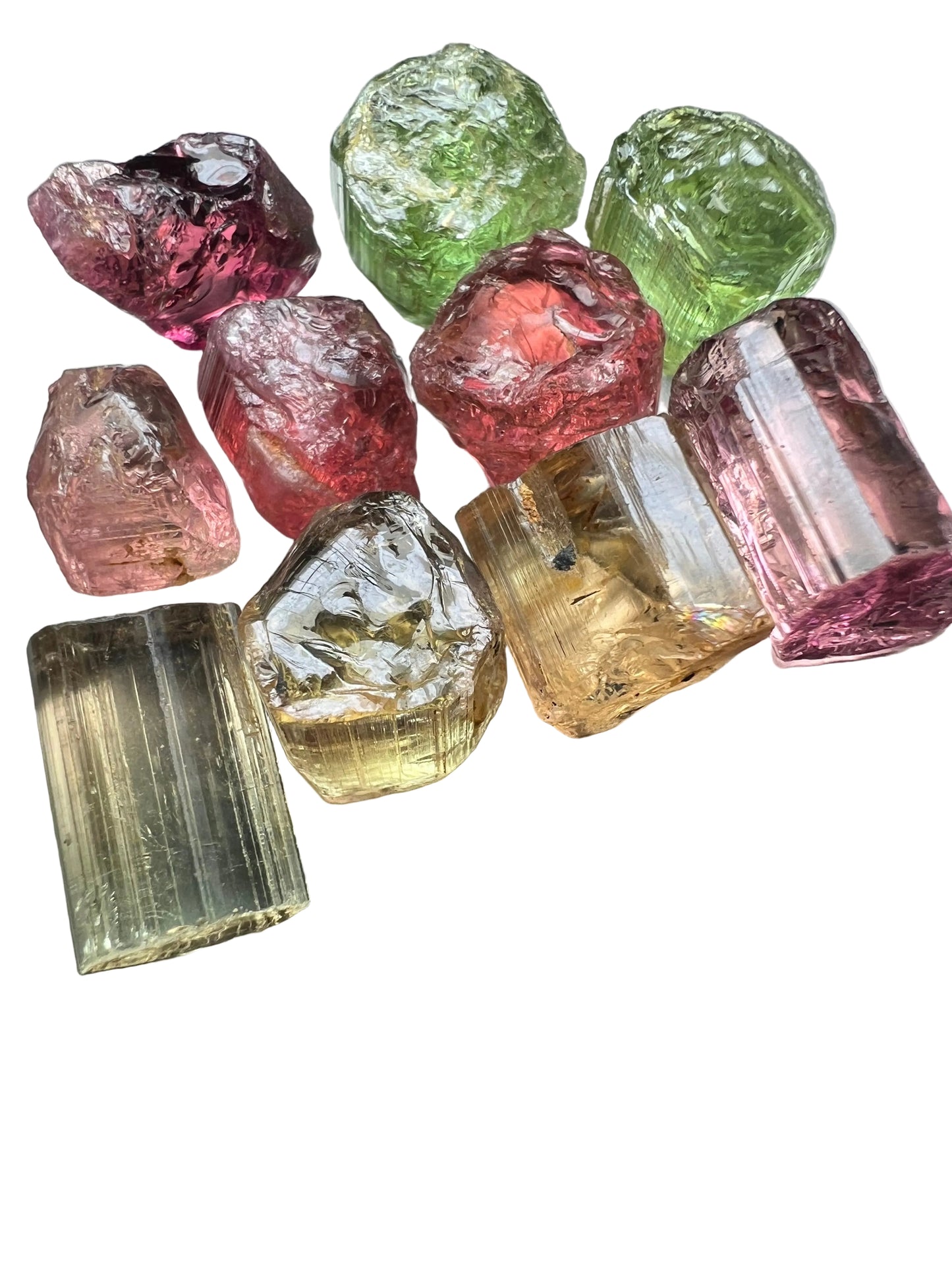 Tourmaline multicolor lot 79.7 cts