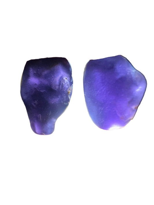 Purple spinels pair 10.4 cts