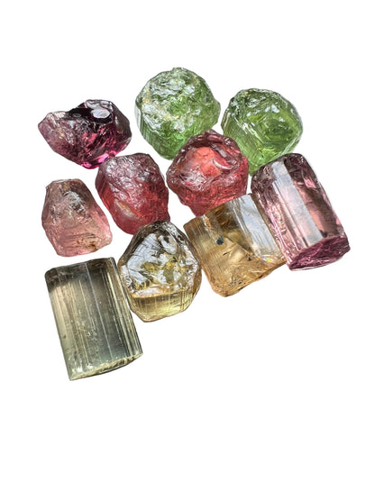 Tourmaline multicolor lot 79.7 cts