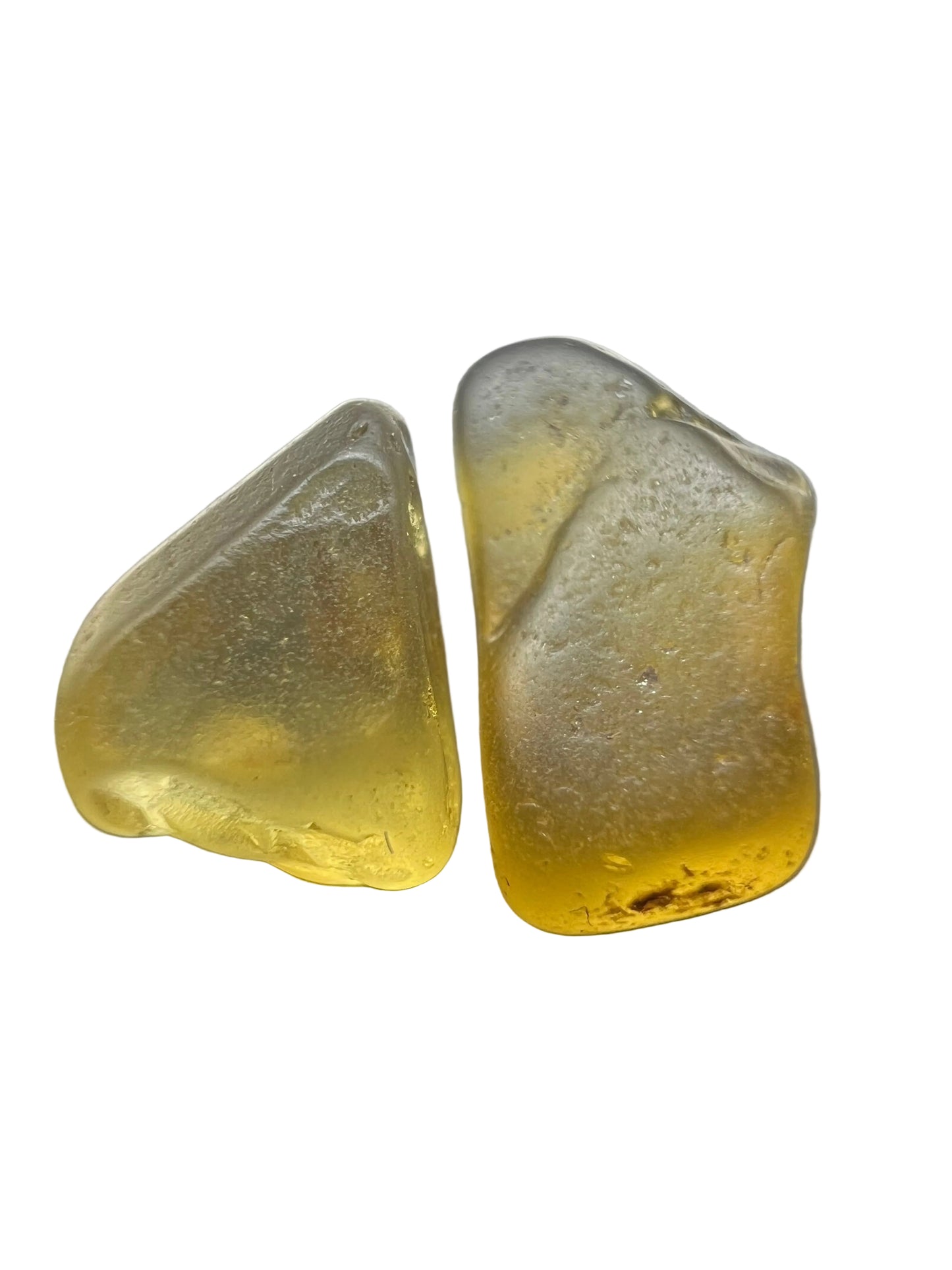 Golden yellow chrysoberyls 5.3 cts / 2 pcs
