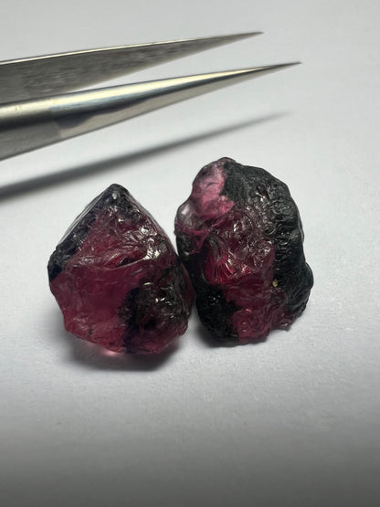 Ruby 7 ct / 2 pcs