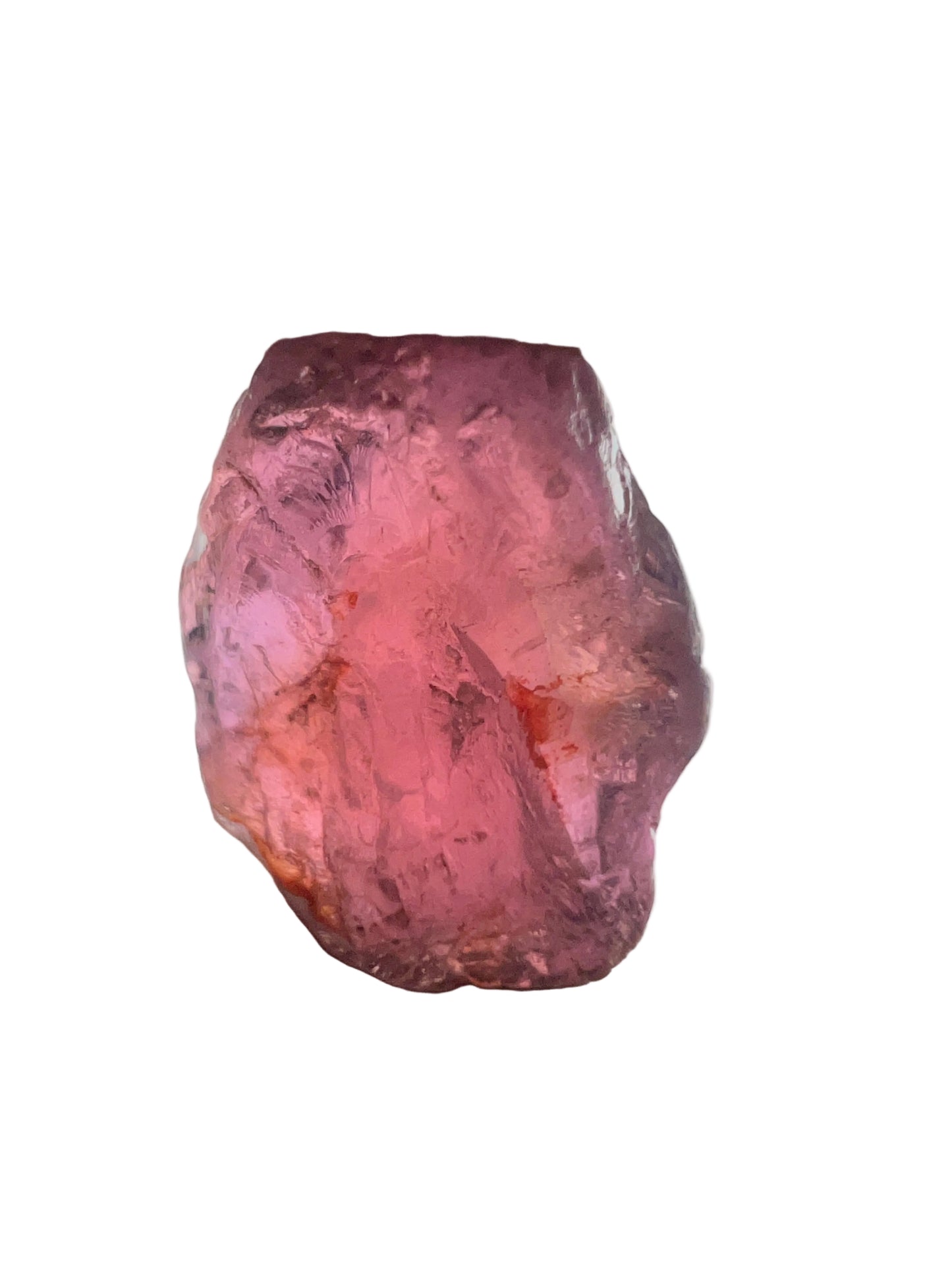 Pink red "pad" sapphire nh 6.75 cts