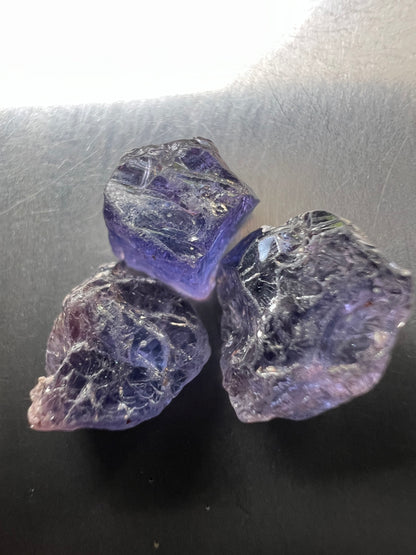 Blue / purple sapphires nh 7.7 cts