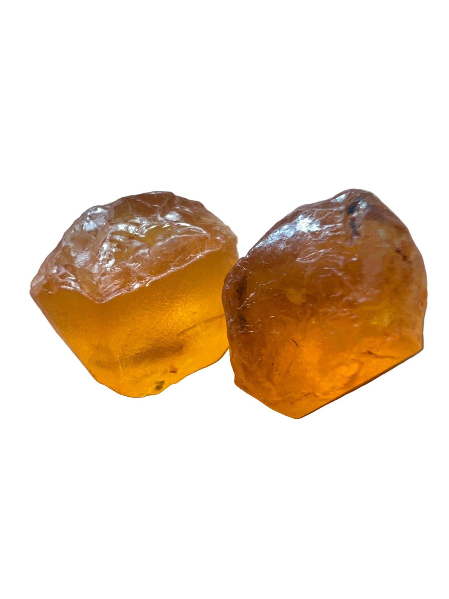 Mandarin garnets 8.2 cts / 2 pcs