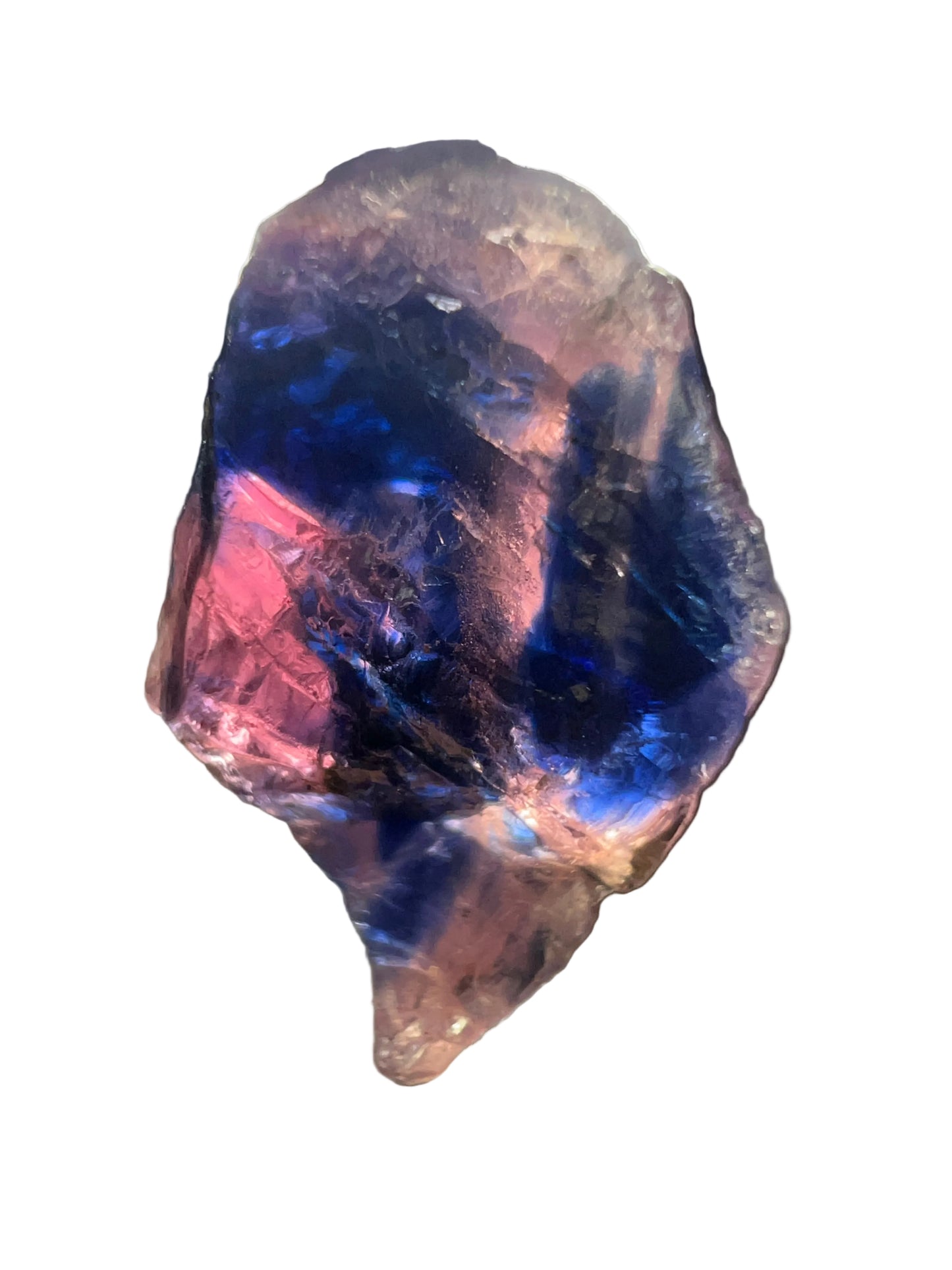 Bi color sapphire NH 5.35 ct
