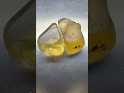 Golden yellow chrysoberyls 5.3 cts / 2 pcs
