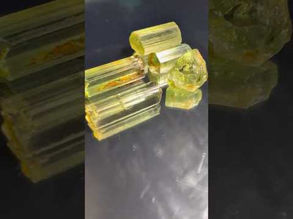 Light green tourmalines 63.6 cts