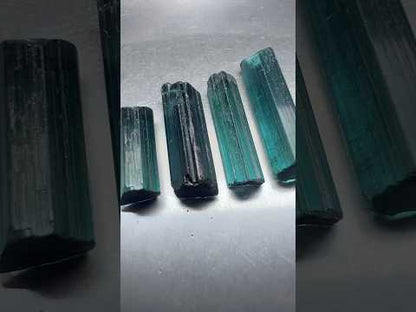 Indigo blue tourmalines 17.05 cts