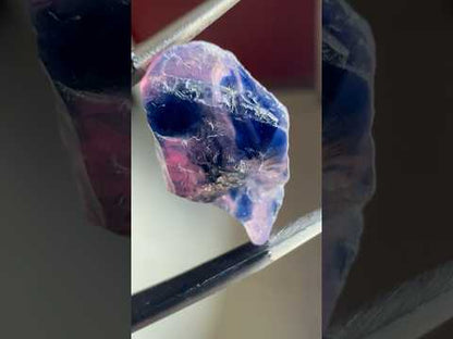 Bi color sapphire NH 5.35 ct