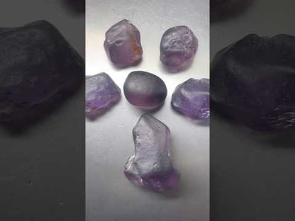 Purple spinels 6 pcs / 16.9 cts