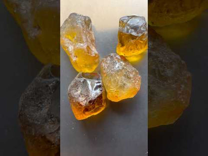 Yellow sapphires NH 9.75 cts / 4 pcs