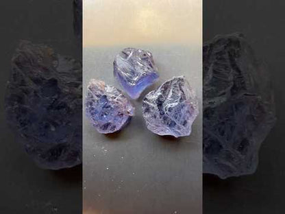 Blue / purple sapphires nh 7.7 cts